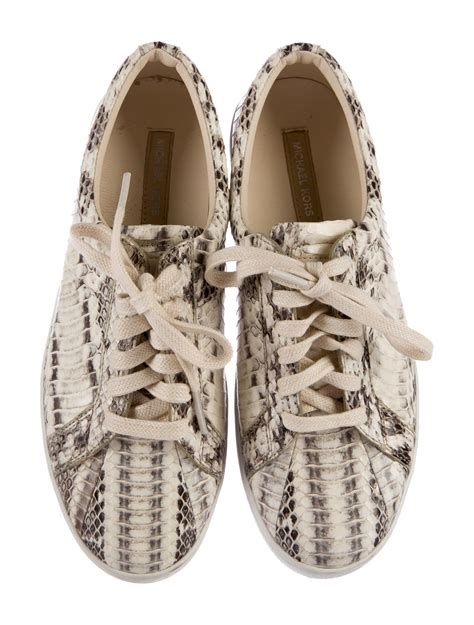 Michael Kors snakeskin sneakers